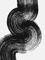 Abstract background. Ink brush strokes, pattern, poster, cover.
