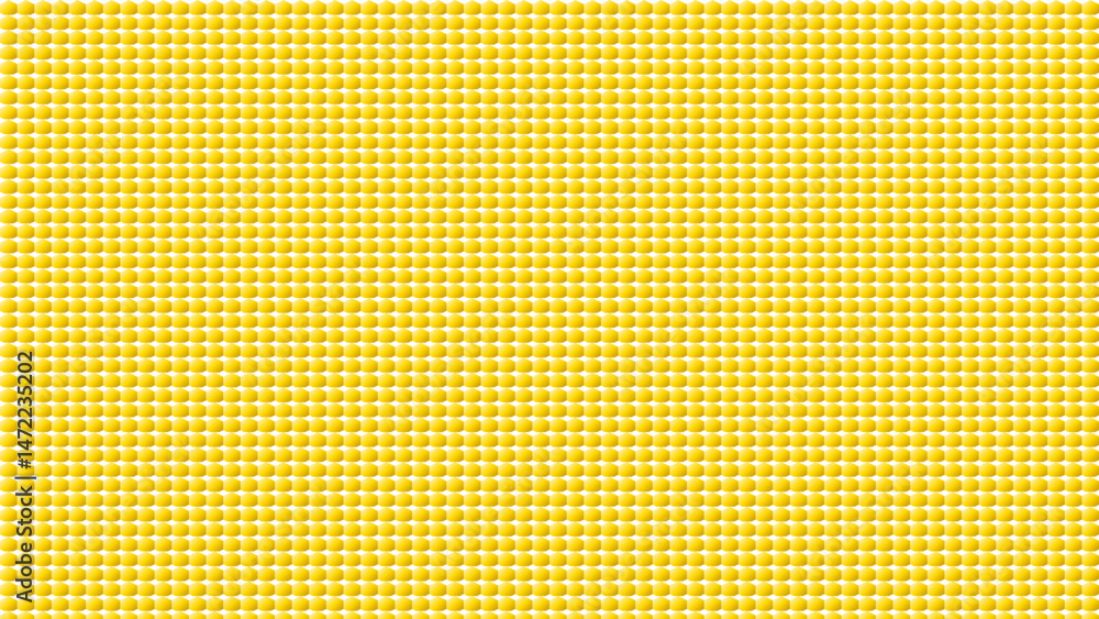 Aufkleber abstract yellow backdrop design with golden dots and geometric patterns