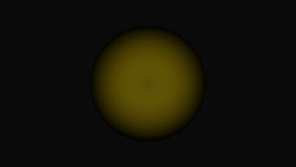 A shiny golden egg, like a small sun or planet, reflects light against a black, abstract space