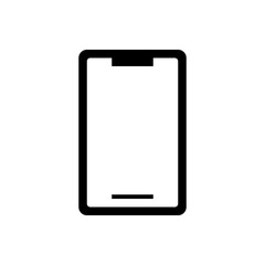 Smartphone Icon. Flat Vector Symbol of Touchscreen Mobile Device for Communication and Technology.
