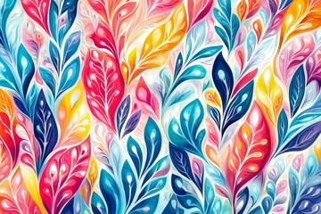 An artistic composition showcasing the beauty of nature through colorful plants.