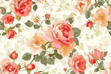 Aesthetic arrangement of roses as a captivating background.