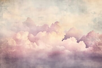 Pastel cloudscape