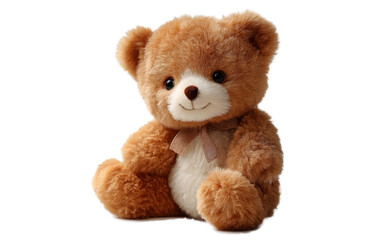 Obraz premium [Transparent Background PNG]Adorable Plush Teddy Bear Gift