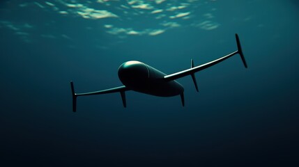Autonomous Underwater Vehicle (AUV) Exploring the Deep Ocean