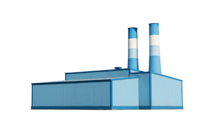 Isolated Industrial Building