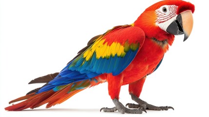 Vibrant parrot, displaying vivid colors