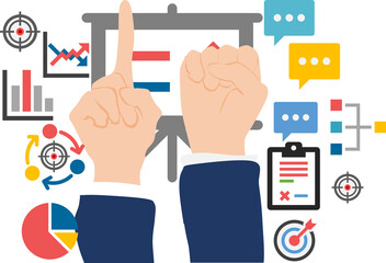 新規事業を始めるイラスト