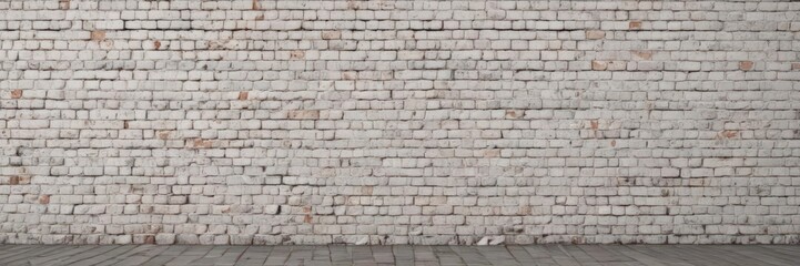 Obraz premium Aged white brick wall, heavily textured with grunge and weathering , image, wall