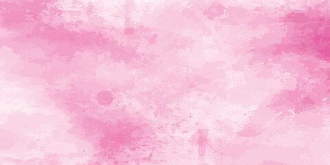 Fantasy smooth light pink, white shades and pink watercolor paper textured illustration for grunge design, vintage card, templates. Pastel ink colors wet effect hand drawn canvas aquarelle background
