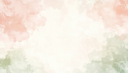Obraz premium Watercolor abstract art creative studio digital artwork soft tones aerial view visual harmony