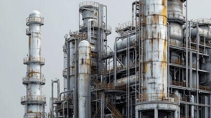 Industrial plant complex exterior