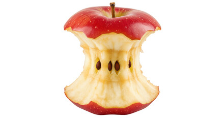 Isolated Apple Core