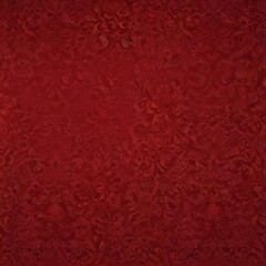 Deep red damask backdrop, intricate floral patterns, luxurious feel , decor, wallpaper