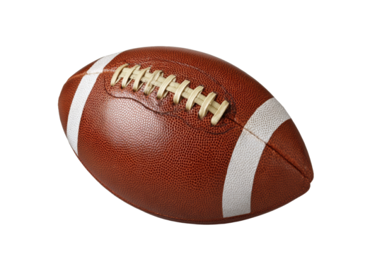 [Transparent Background PNG]American Football Ball Isolated on White Background - Powered by Adobe