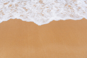wave on the beach, summer in Phuket, Thailand