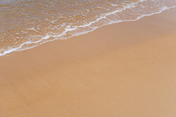 waves on the beach
