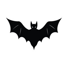 Bat Flying Wings Vector Silhouette
