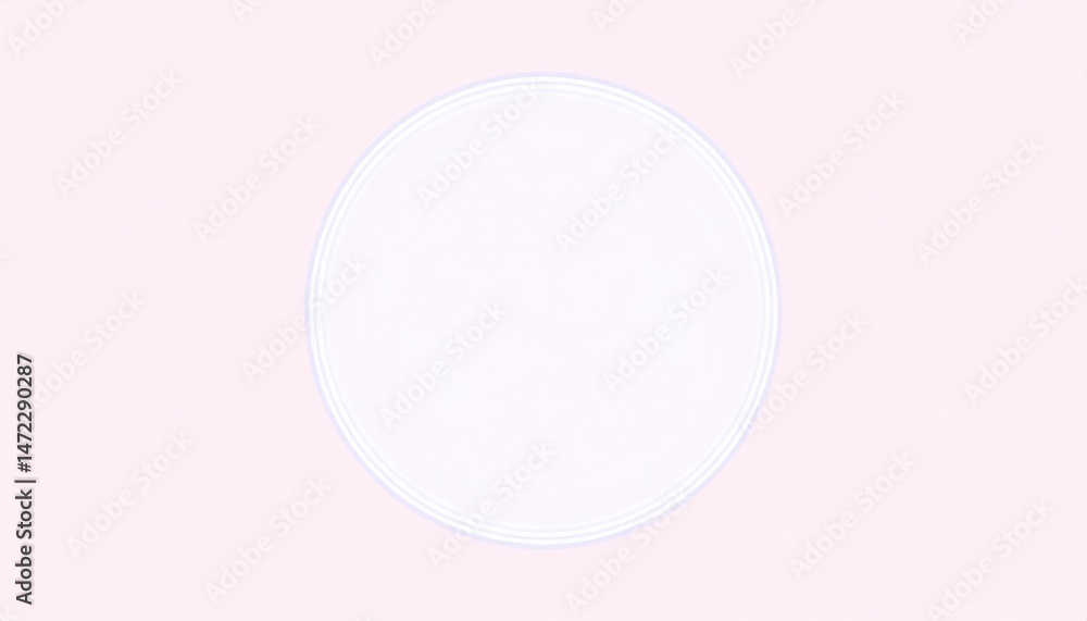 Aufkleber white circular design element abstract art digital artwork minimalist style close-up view creative c