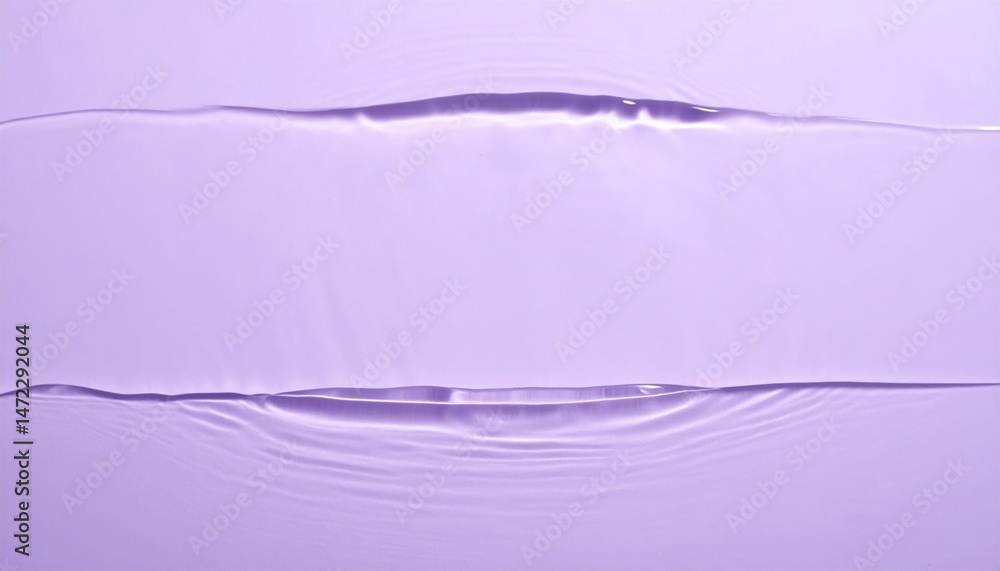 Poster water dynamics in a serene purple background close-up image calm environment abstract concept