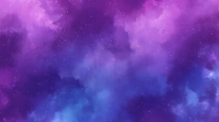 Obraz premium vibrant purple hues of nebula highlight cosmic beauty 