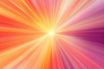 Obraz premium Bright Radiant Burst of Colorful Light Abstract Background Design