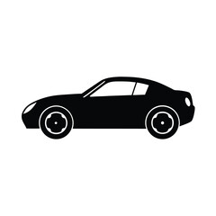 Minimal Car Wheels Vector Silhouette