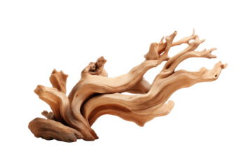 [Transparent Background PNG]Unique Artistic Driftwood Sculpture