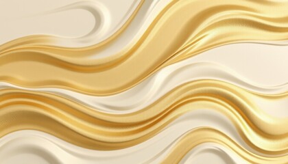 A seamless 8K embossed gradient background with fluid metallic gold and ivory waves, low relief surface texture, designed to evoke elegance and luxury, no logos, text, or symbols