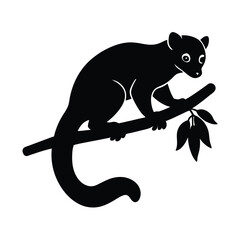 Kinkajou Vector Silhouette