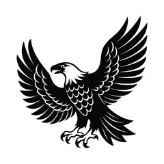 American Eagle vector illustration on white background