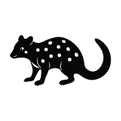 Quoll Vector Silhouette