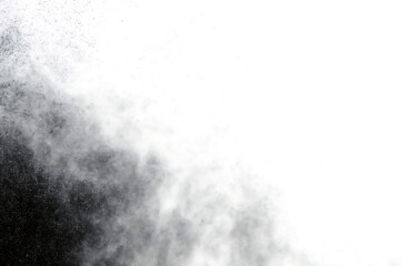 Abstract Black and White Grainy Texture Background Overlay