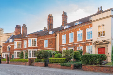 Terrace of Houses near Lincoln Cathedral 
