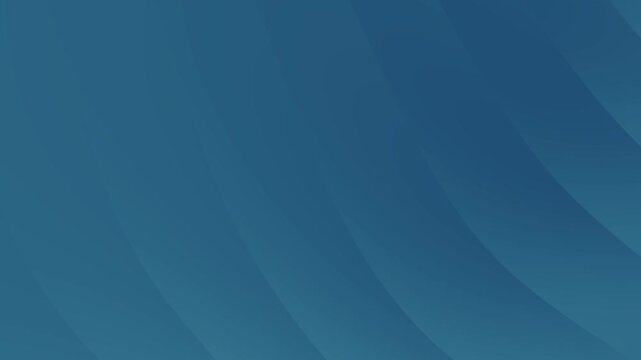 Blue abstract background with curved lines.