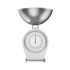 Kitchen Scales isolated on transparent background	