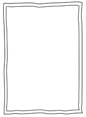  hand-drawn frames, Vector playful border frames