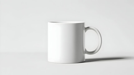 Fototapeta premium Blank white mug