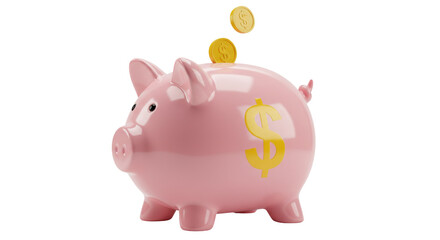 Isolated Piggy Bank