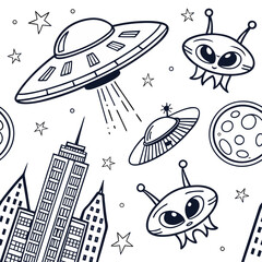 Seamless Pattern of Planet