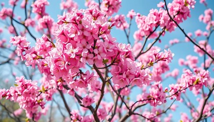 Obraz premium Blank postcard featuring vibrant spring blossom tree, blank postcard, photo