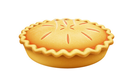 Isolated Apple Pie