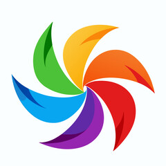 abstract vector logo design.