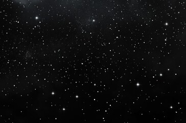Fototapeta premium A mesmerizing digital illustration of a night sky, filled with countless stars of varying brightness, creating a sense of cosmic vastness and wonder. : Generative AI