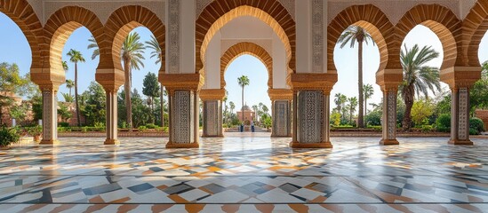 Mausoleum of Mohammed V, Royal Palace in Rabat, Morocco: A Glimpse of Architectural Grandeur