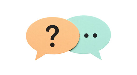 Isolated Question mark