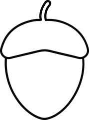 illustration of a acorn 