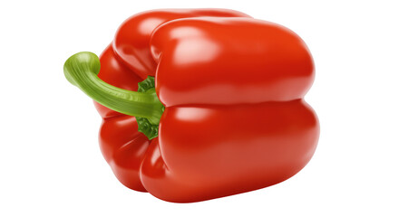 Isolated Red Bell Pepper for Cooking