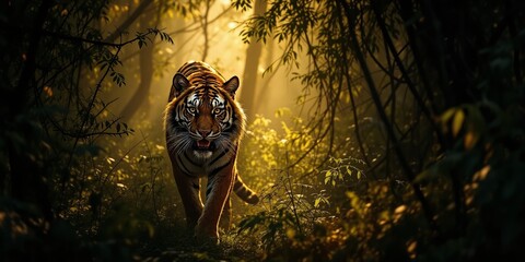 Kanha National Park: Tigress Steps into Sunlight
