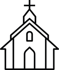 church icon vector illustration
